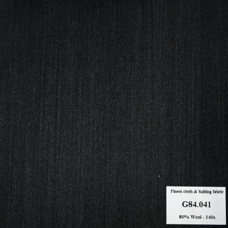 G84.041 Kevinlli V7 - Vải Suit 80% Wool - Xám xước